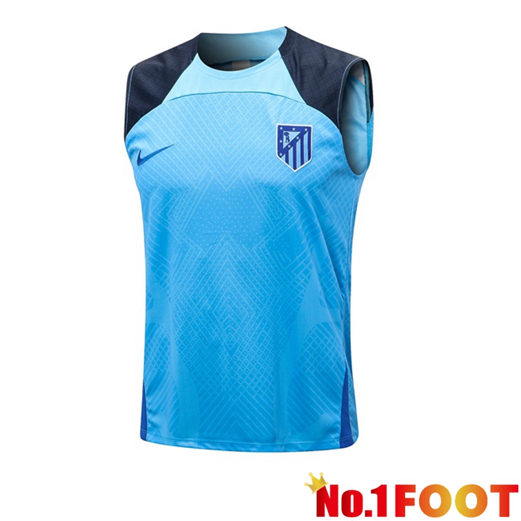 Atletico Madrid Soccer Vest Blue 2022-2023