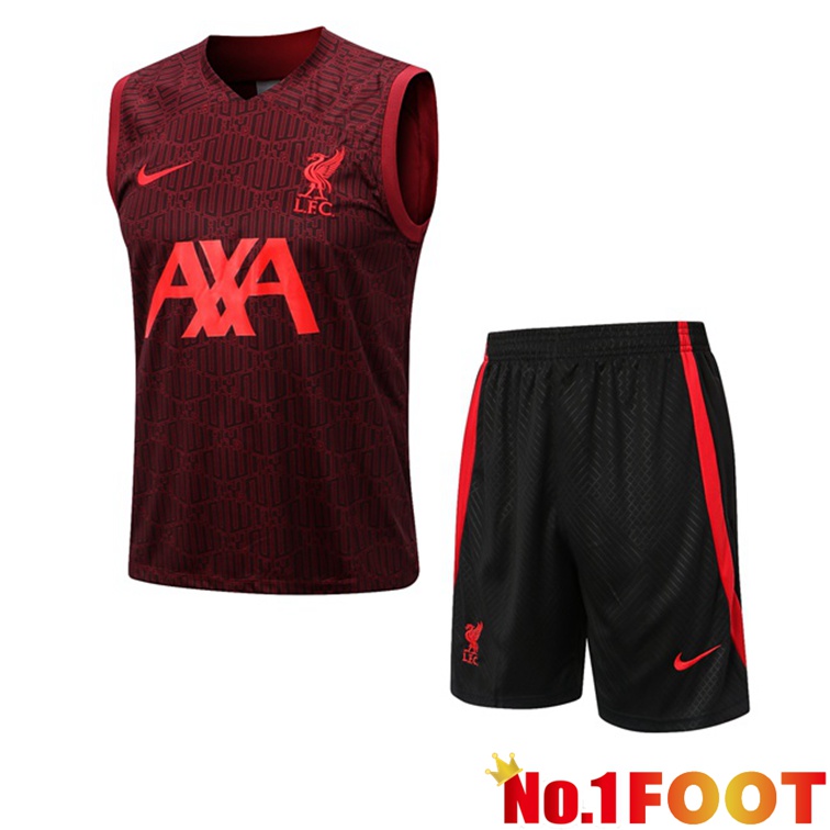 FC Liverpool Soccer Vest + Shorts Red 2022-2023