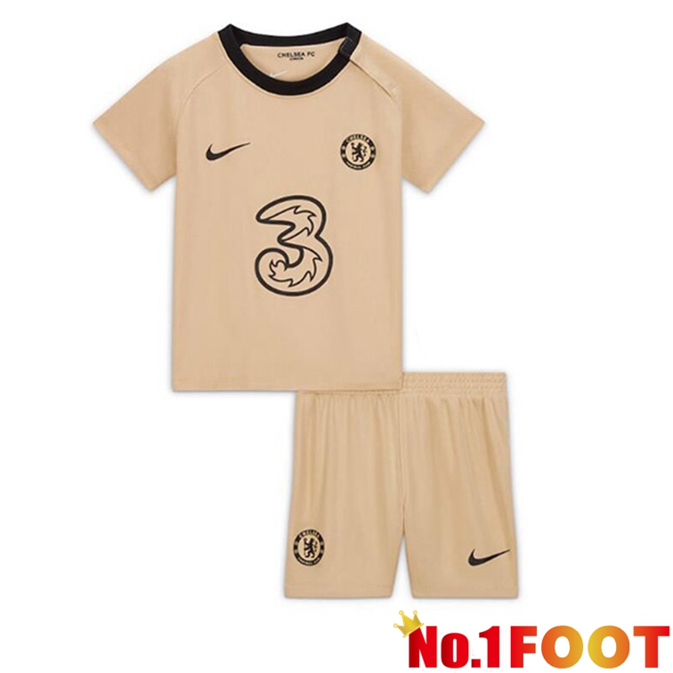 FC Chelsea Kids Soccer Jerseys Third Marron 2022-2023