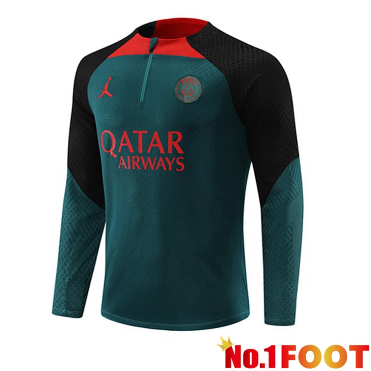 Paris PSG Training Sweatshirt Green 2022-2023