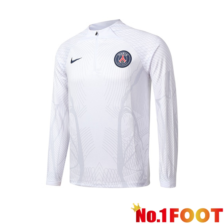 Paris PSG Training Sweatshirt White 2022-2023