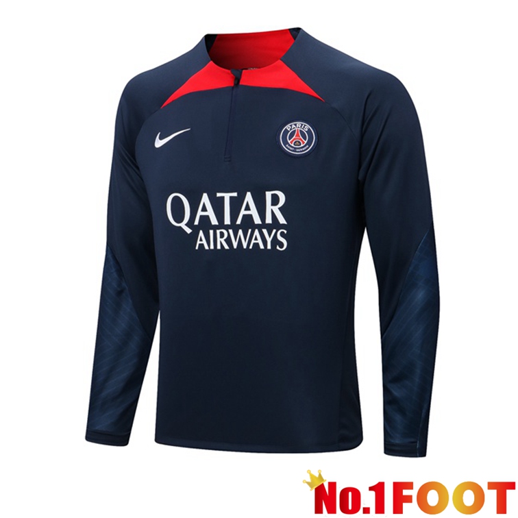 Paris PSG Training Sweatshirt Blue Royal 2022-2023