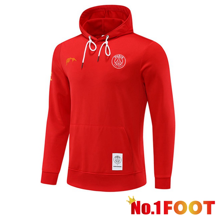 Paris PSG Hooded Sweater Red 2022-2023