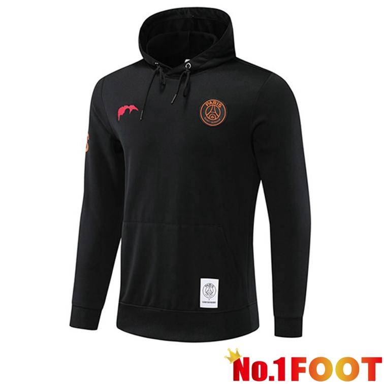 Paris PSG Hooded Sweater Black 2022-2023