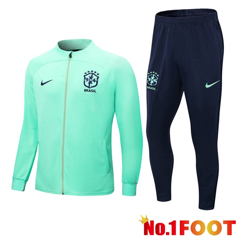 Brazil Training Jacket Suit Green 2022-2023