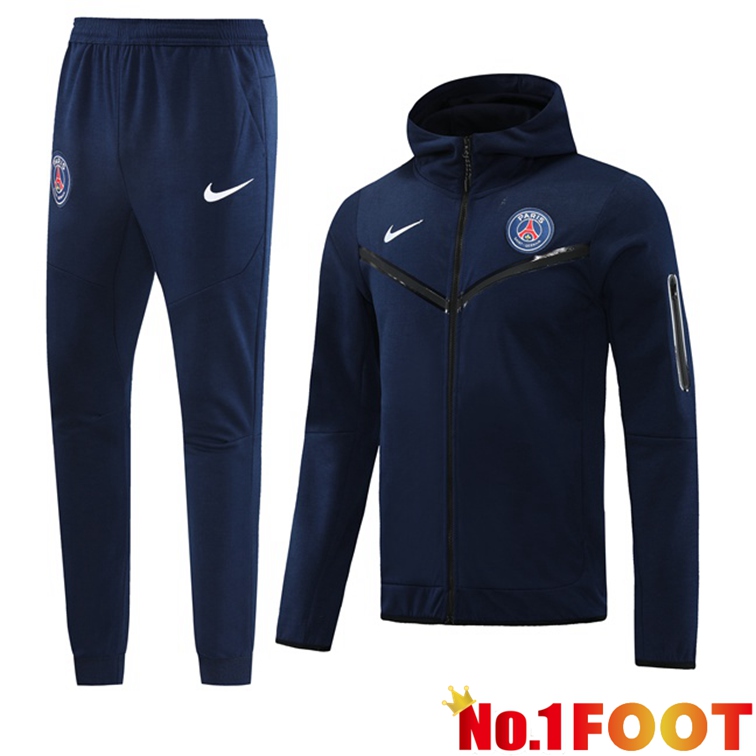 Paris PSG Training Tracksuit Hoodie Blue Royal 2022-2023