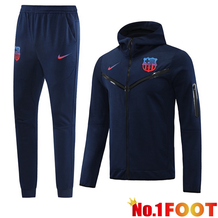 FC Barcelona Training Tracksuit Hoodie Blue Royal 2022-2023