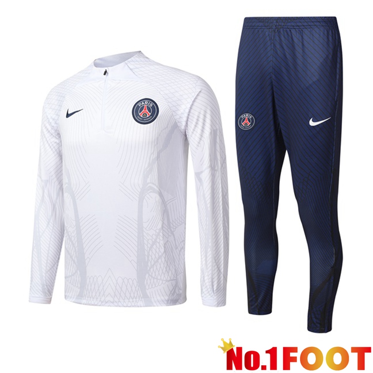 Paris PSG Training Tracksuit White 2022-2023