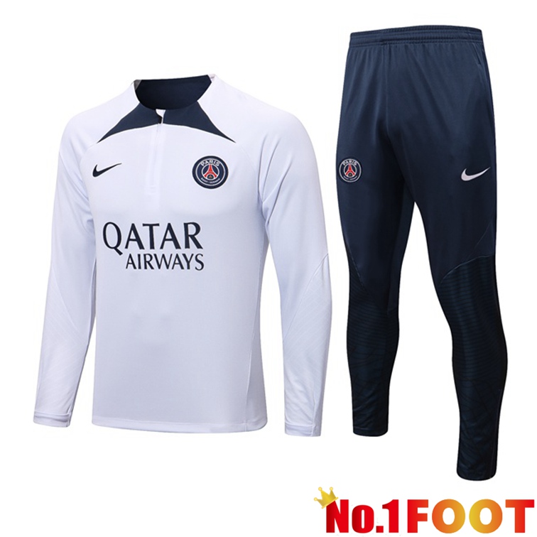 Paris PSG Training Tracksuit White 2022-2023