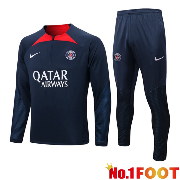 Paris PSG Training Tracksuit Blue Royal 2022-2023