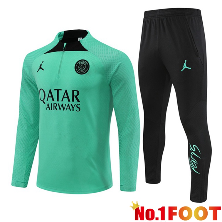 Paris PSG Training Tracksuit Green 2022-2023