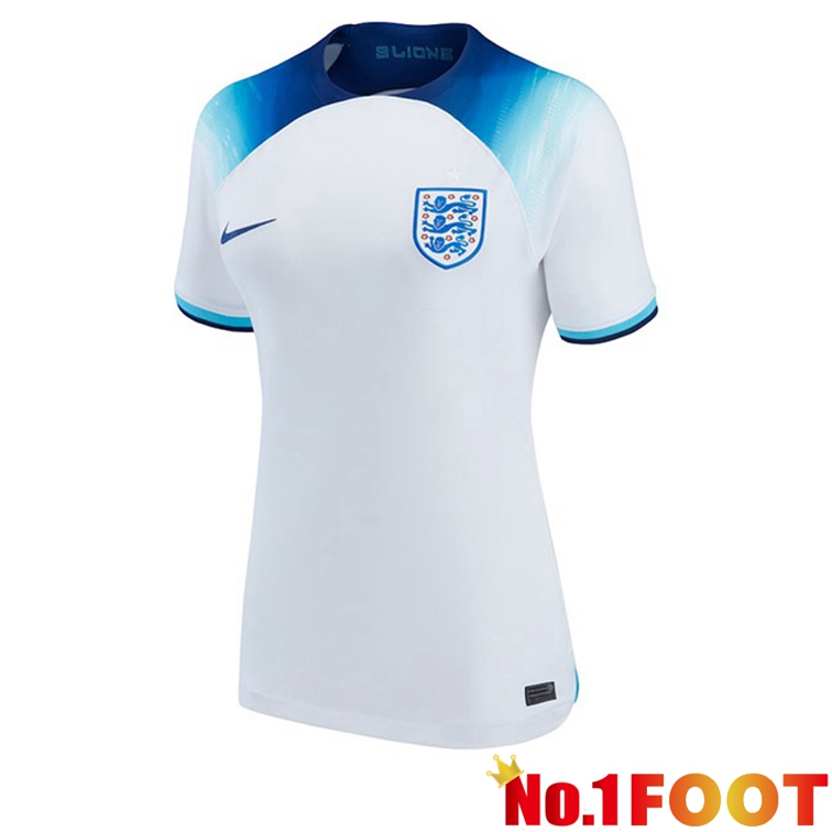 England Women Soccer Jerseys Home White 2022-2023