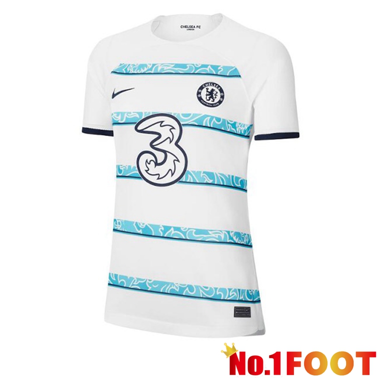 FC Chelsea Women Soccer Jerseys Away White 2022-2023