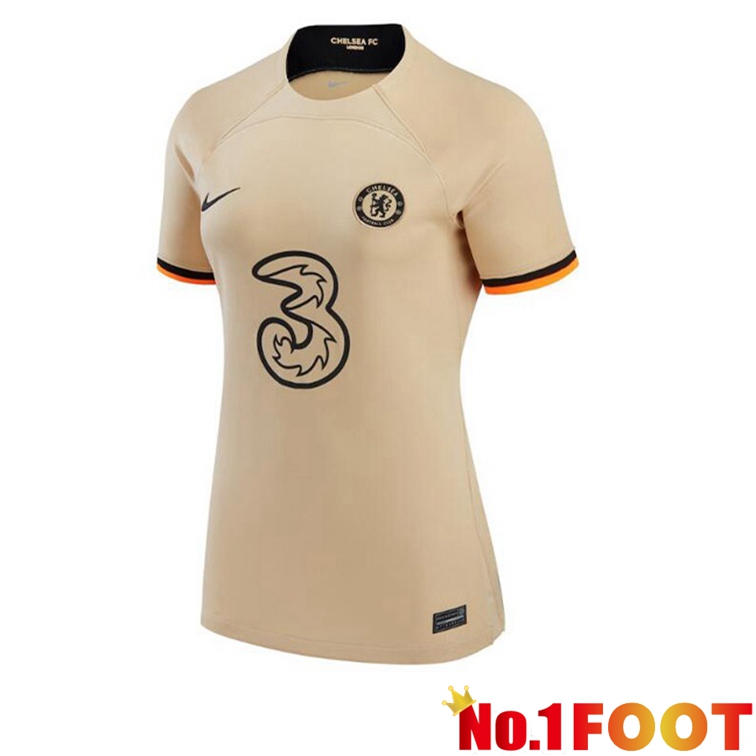 FC Chelsea Women Soccer Jerseys Third Marron 2022-2023