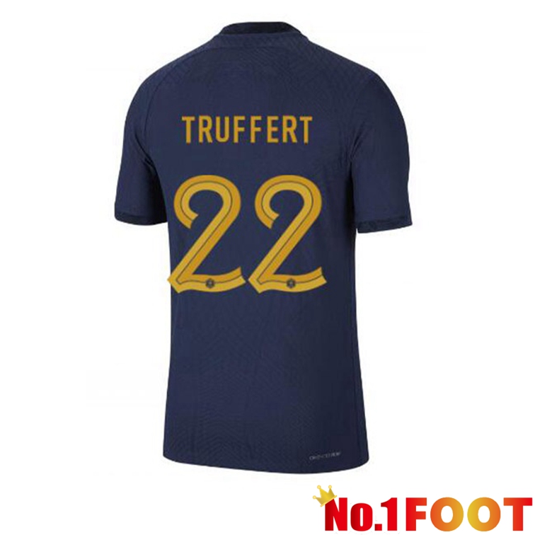 France (TRUFFERT 22) Soccer Jerseys Home Blue Royal World Cup 2022