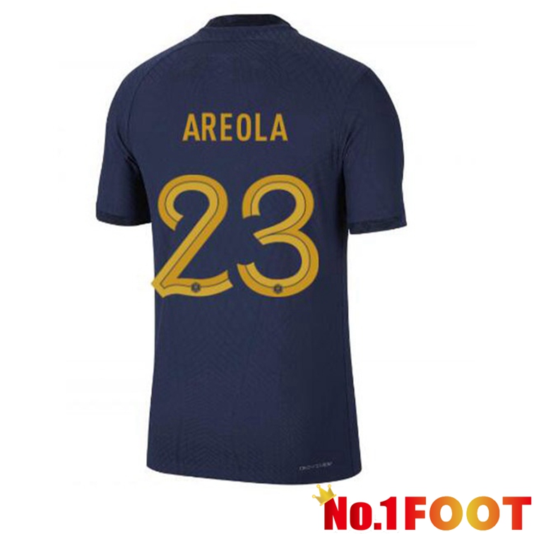 France (AREOLA 23) Soccer Jerseys Home Blue Royal World Cup 2022