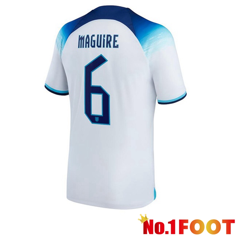 England (MAGUIRE 6) Soccer Jerseys Home White World Cup 2022