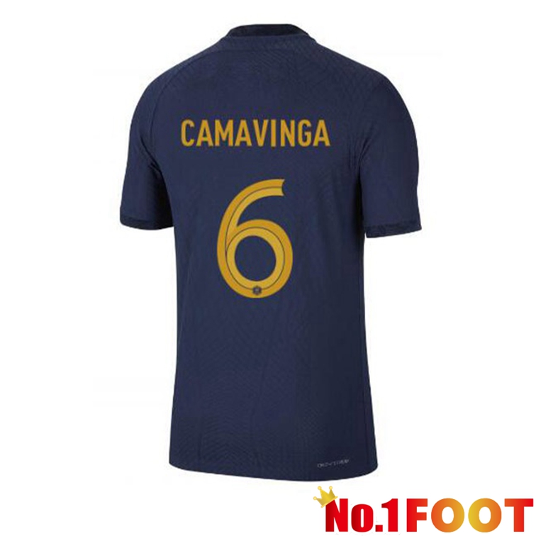 France (CAMAVINGA 6) Soccer Jerseys Home Blue Royal World Cup 2022