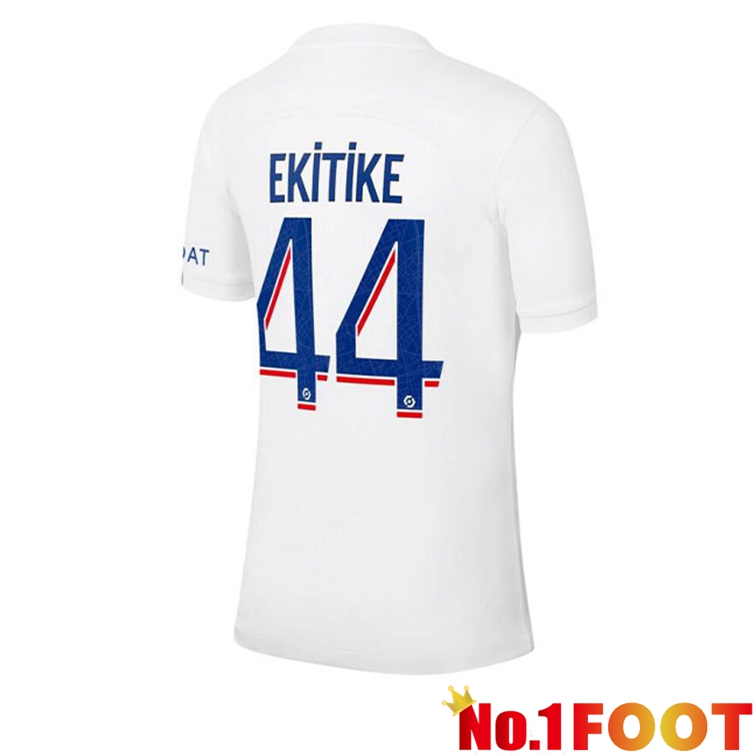 Paris PSG (EKITIKE 44) Soccer Jerseys Third White 2022-2023