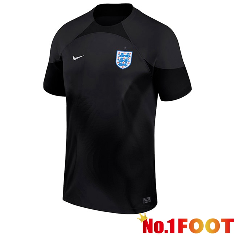 England Goalkeeper Soccer Jerseys Black 2022-2023