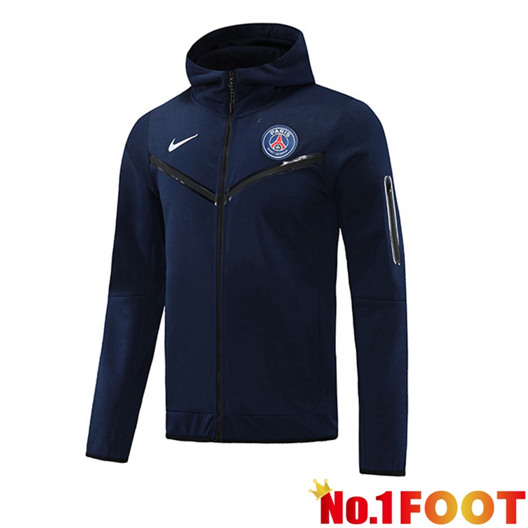 Paris PSG Training Jacket Hoodie Blue Royal 2022-2023