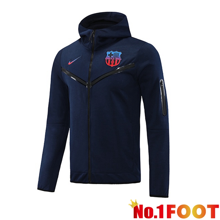 FC Barcelona Training Jacket Hoodie Blue Royal 2022-2023