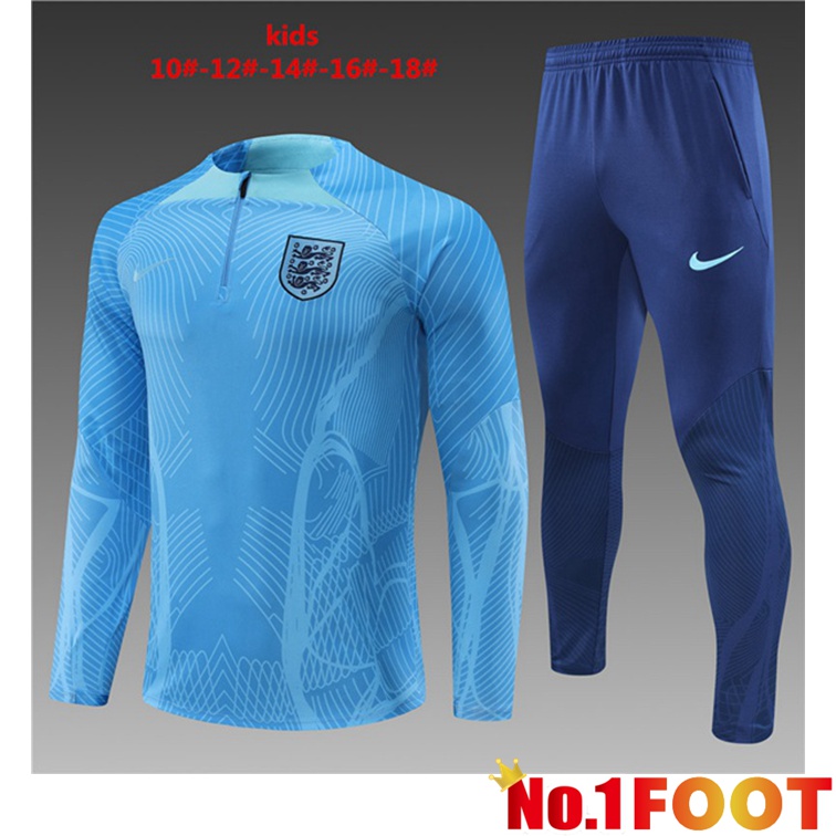 England Kids Training Tracksuit Blue 2022-2023