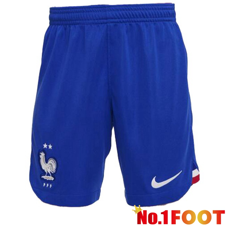 France Away Soccer Shorts Blue 2022-2023