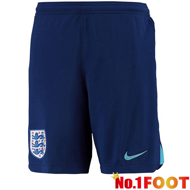 England Home Soccer Shorts Blue 2022-2023