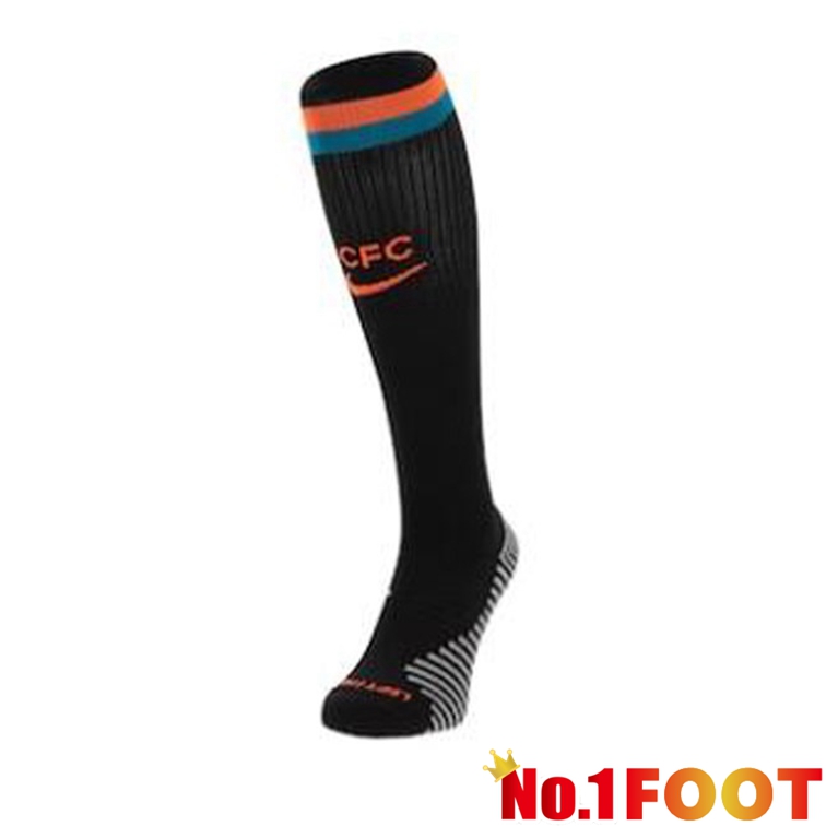 FC Chelsea Third Soccer Socks Black 2022-2023