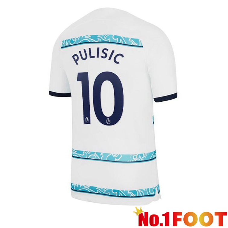 FC Chelsea (PULISIC 10) Soccer Jerseys Away White 2022-2023