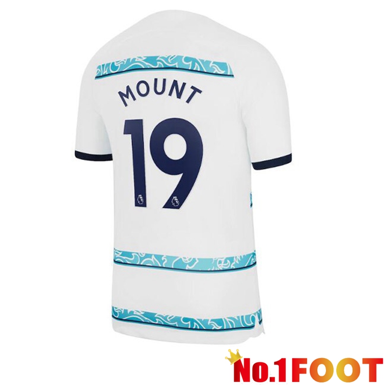 FC Chelsea (MOUNT 19) Soccer Jerseys Away White 2022-2023