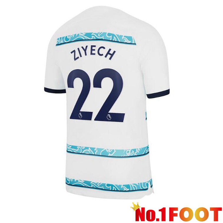 FC Chelsea (ZIYECH 22) Soccer Jerseys Away White 2022-2023