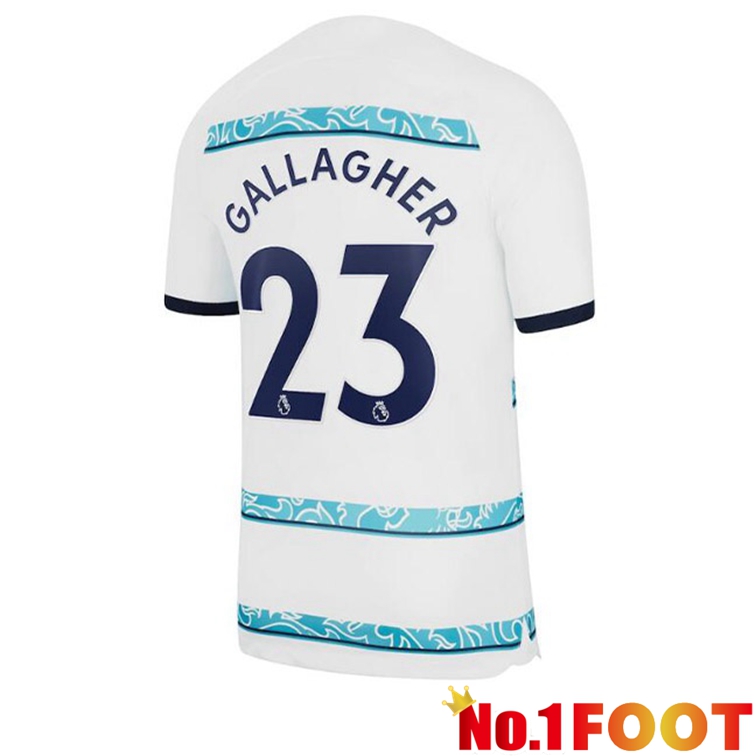 FC Chelsea (GALLAGHER 23) Soccer Jerseys Away White 2022-2023