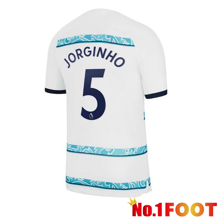 FC Chelsea (JORGINHO 5) Soccer Jerseys Away White 2022-2023