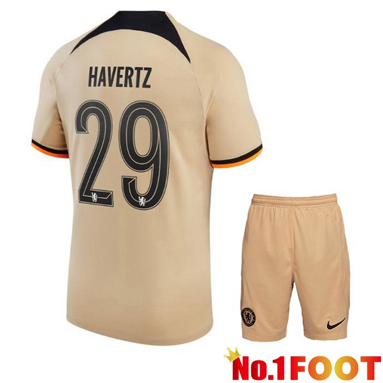 FC Chelsea (HAGreenZ 29) Kids Soccer Jerseys Third Marron 2022-2023