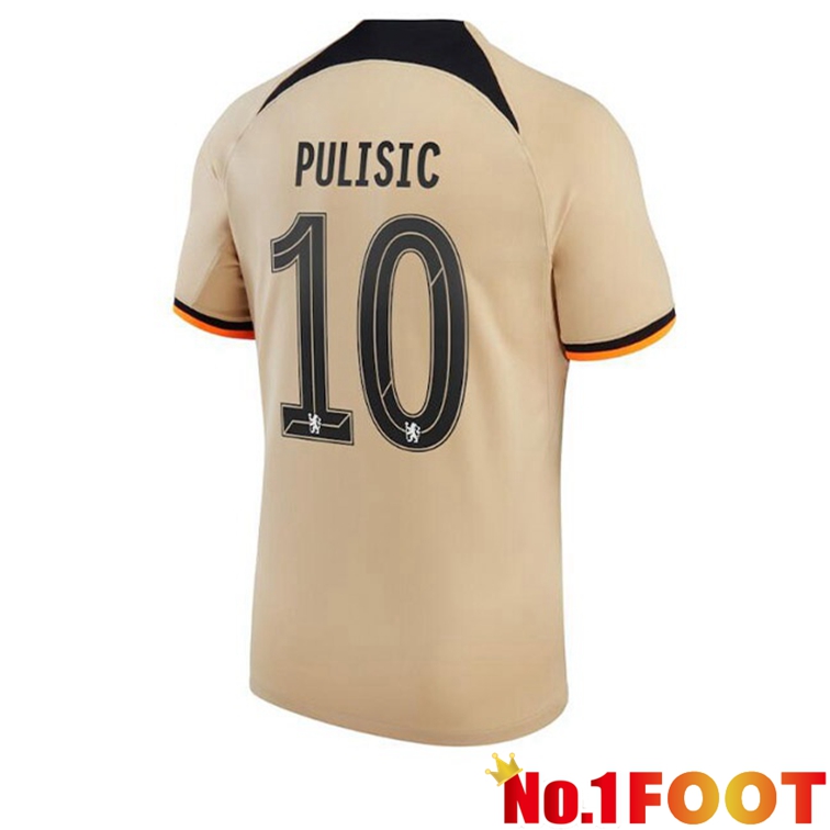 FC Chelsea (PULISIC 10) Soccer Jerseys Third Marron 2022-2023