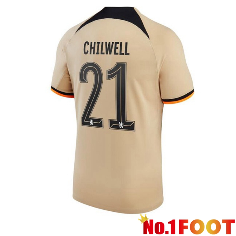 FC Chelsea (CHILWELL 21) Soccer Jerseys Third Marron 2022-2023