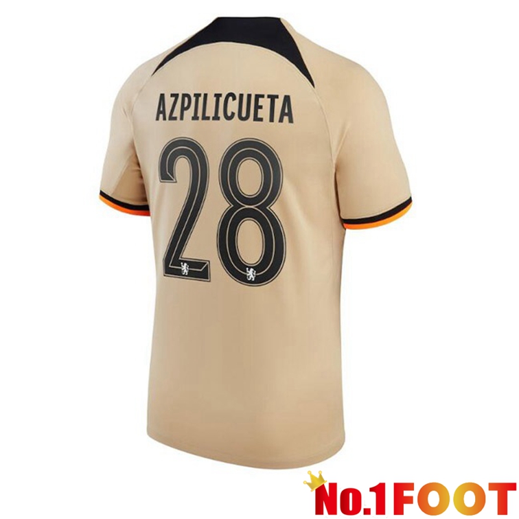 FC Chelsea (AZPILICUETA 28) Soccer Jerseys Third Marron 2022-2023