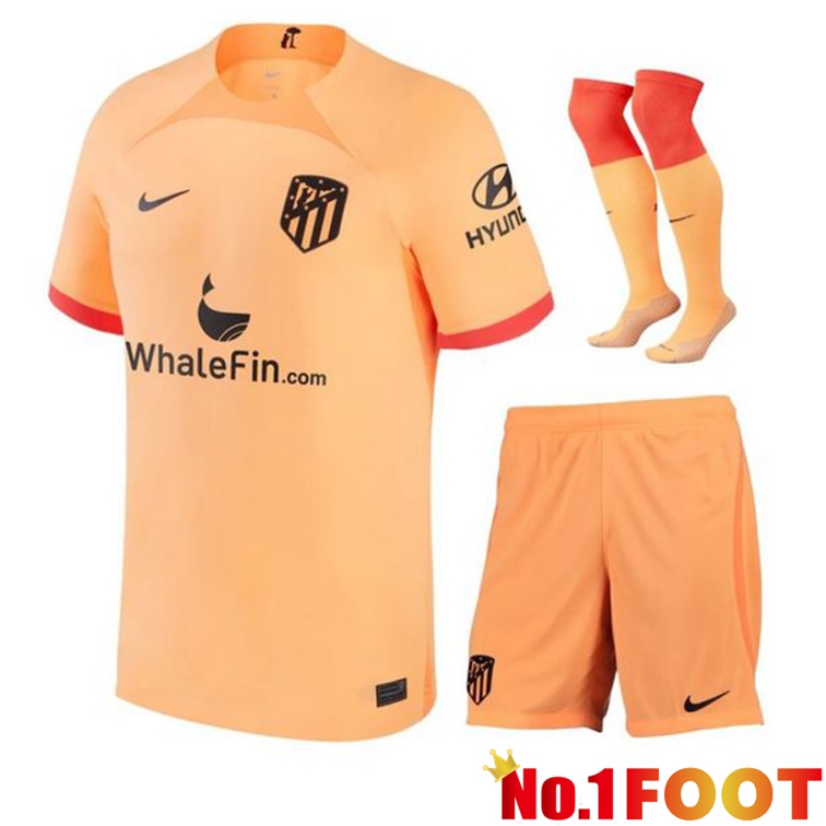 Atletico Madrid Soccer Jersey Third (Shorts + sock) 2022/2023