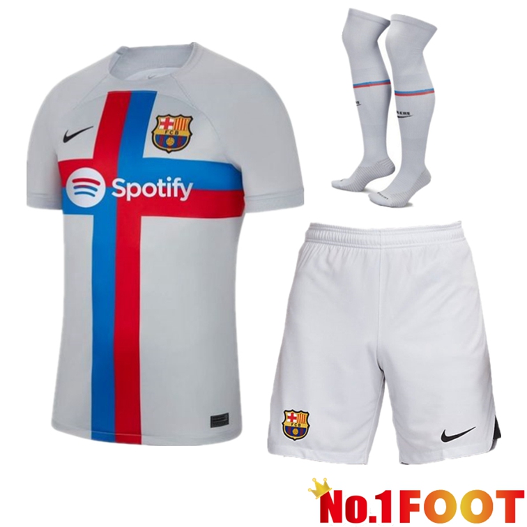 FC Barcelone Soccer Jersey Third (Shorts + sock) 2022/2023