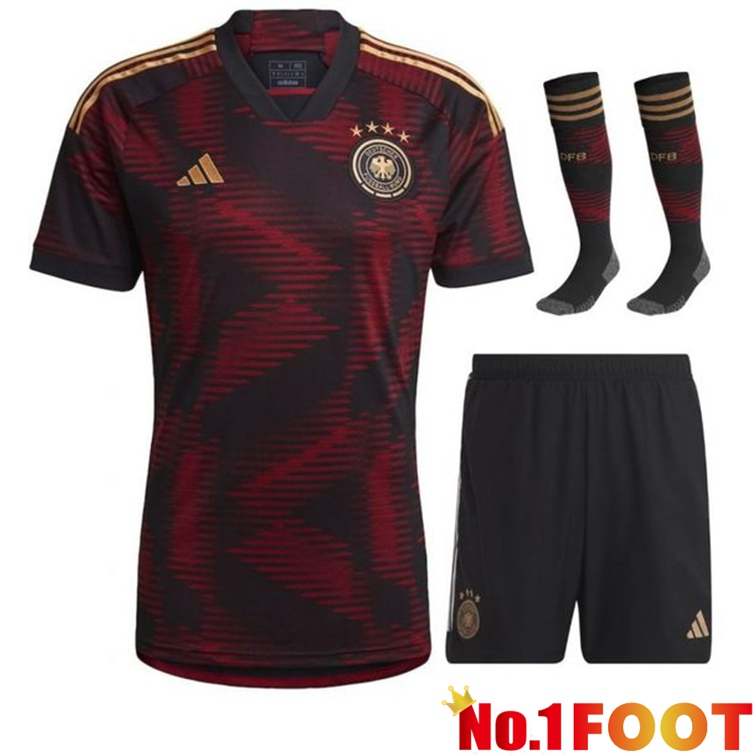 Germany Soccer Jersey Away (Shorts + sock) World Cup 2022