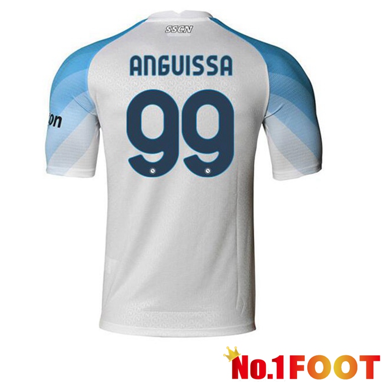 SSC Napoli (Anguissa 99) Soccer Jerseys Home White 2022-2023