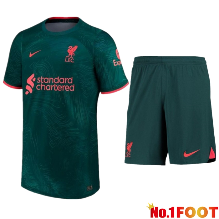 FC Liverpool Soccer Jersey Third + Shorts 2022/2023