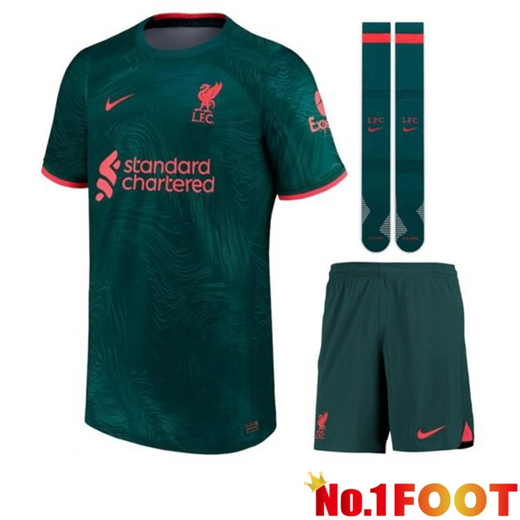 FC Liverpool Soccer Jersey Third (Shorts + sock) 2022/2023