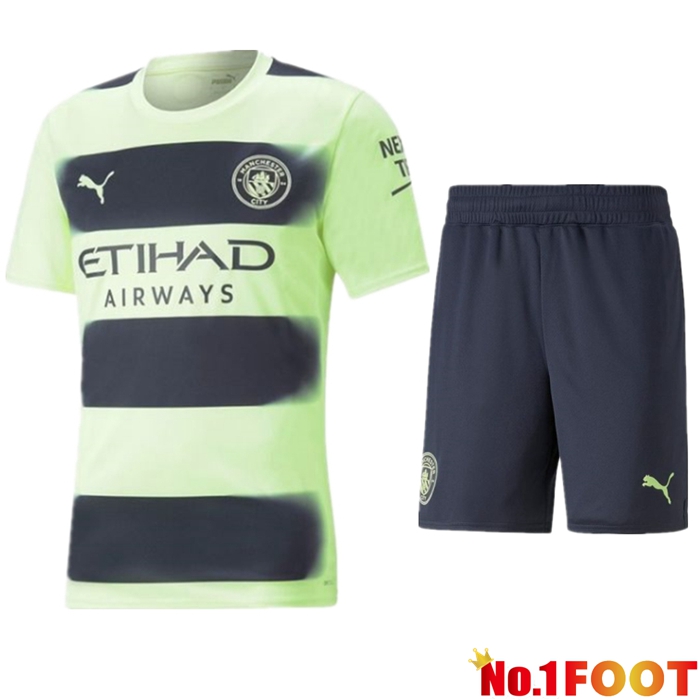 Manchester City Soccer Jersey Third + Shorts 2022/2023