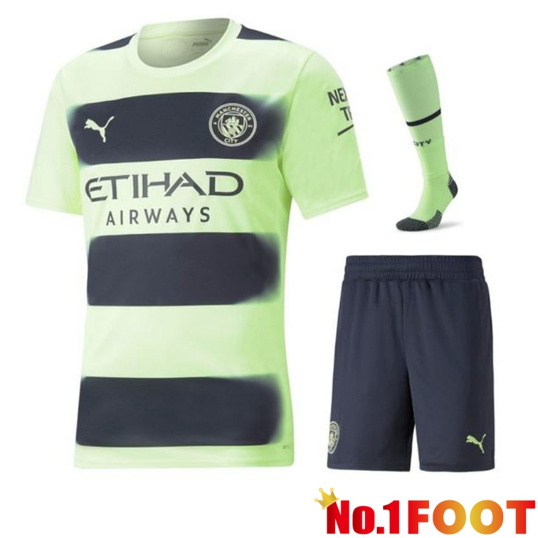 Manchester City Soccer Jersey Third (Shorts + sock) 2022/2023