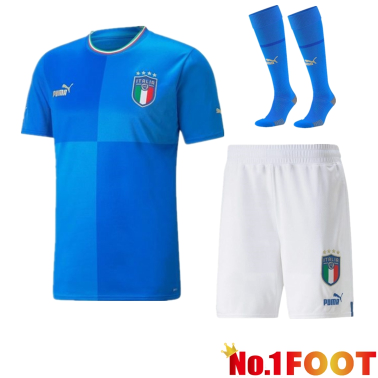 Italy Soccer Jersey Home (Shorts + sock) World Cup 2022