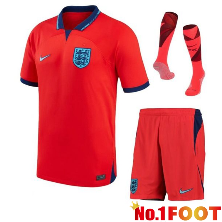 England Soccer Jersey Away (Shorts + sock) World Cup 2022