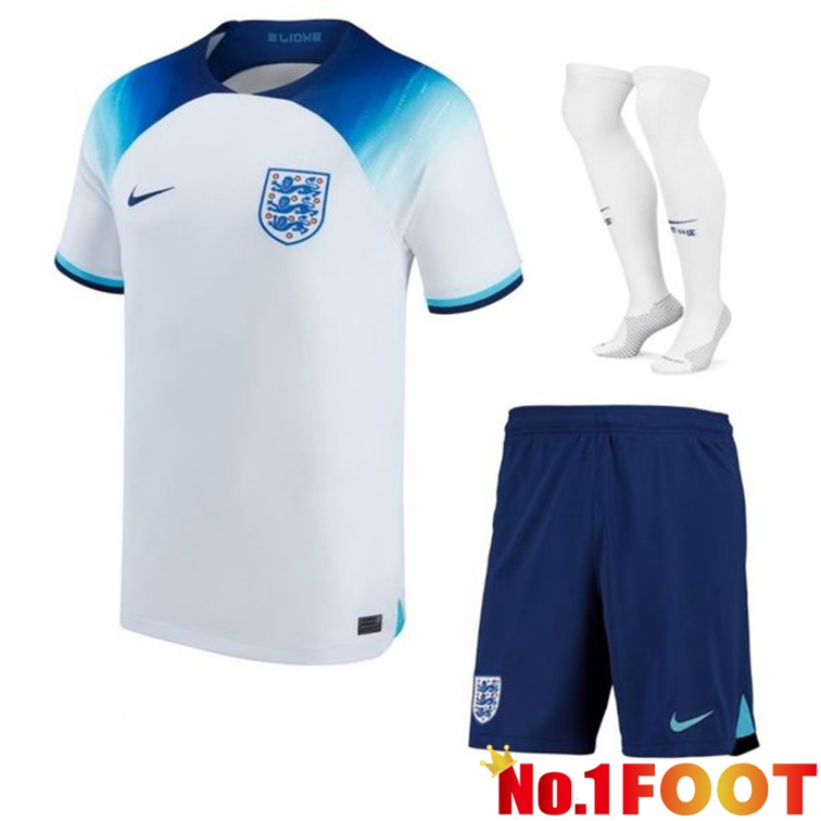 England Soccer Jersey Home (Shorts + sock) World Cup 2022